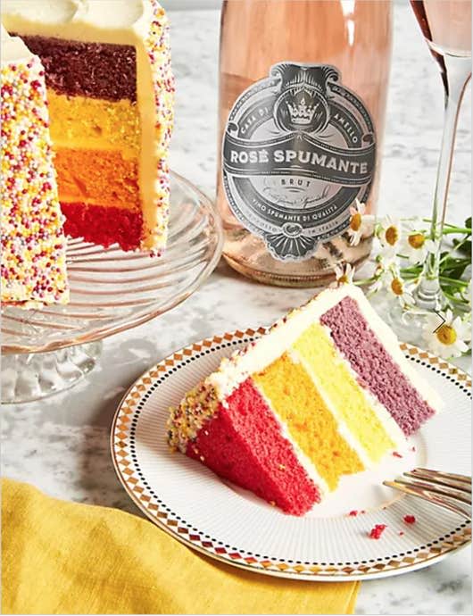 This cake and rosè duo will set you back £30. (Marks &amp; Spencer)