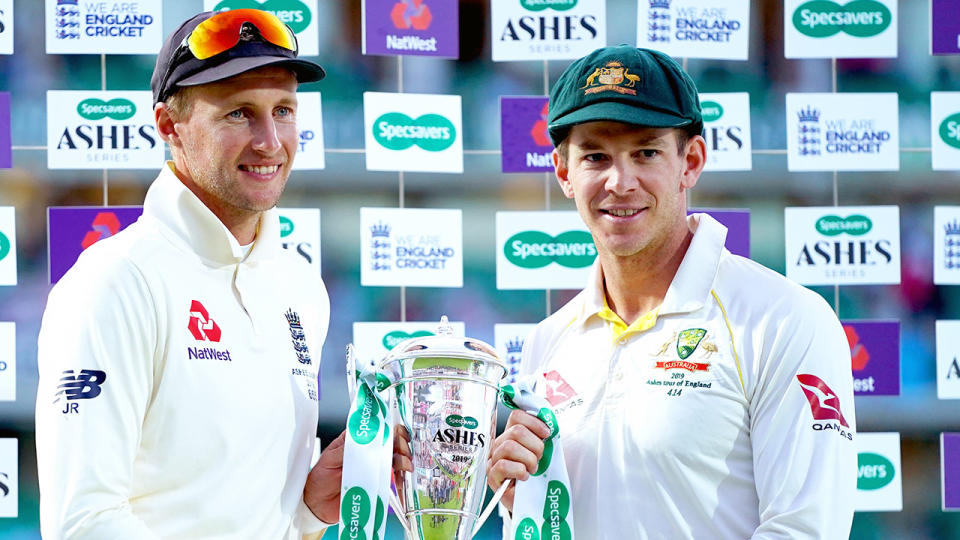 England's cricket board will decide this week whether the Ashes series goes ahead this year. Pic: Getty