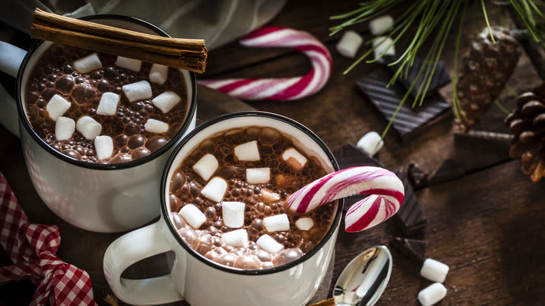 hot chocolate with marshmallows