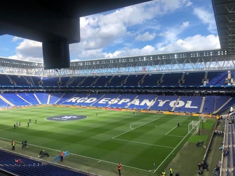 Así luce el estadio de Espanyol de Barcelona