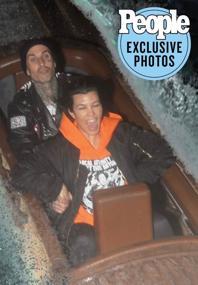 Travis Barker and Kourtney Kardashian