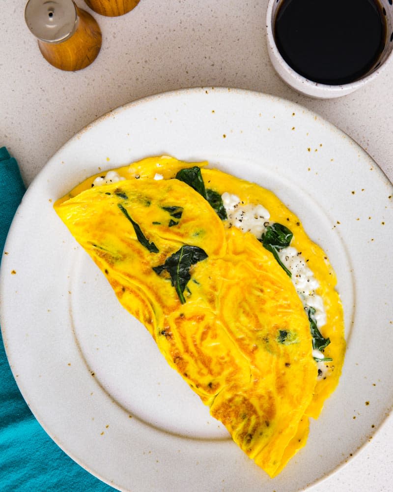 High-Protein Cottage Cheese Omelet