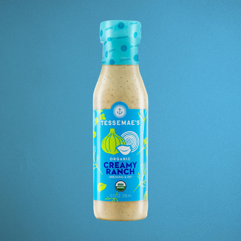 bottle of Tessemae’s Organic Creamy Ranch Dressing (Tessemae's)