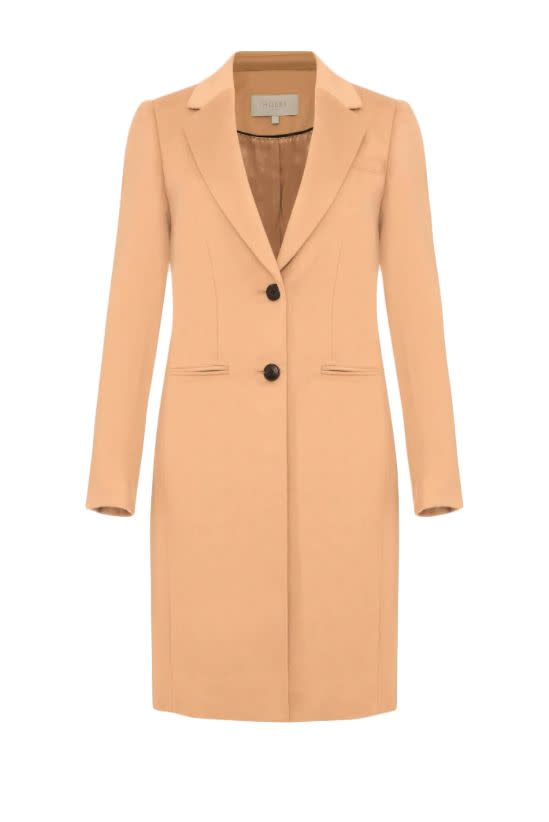 <p><a class="link " href="https://www.hobbs.com/product/tilda-wool-collar-coat/0220-3528-1049L00-CAMEL.html" rel="nofollow noopener" target="_blank" data-ylk="slk:SHOP NOW;elm:context_link;itc:0;sec:content-canvas">SHOP NOW</a></p><p>Thanks to its neat knee-length hemline, Hobbs' camel coat won't swamp shorter frames. The tailored shape and notch lapels will keep this one feeling classic forever.</p><p>Wool Camel Coat, £239.20, Hobbs</p>