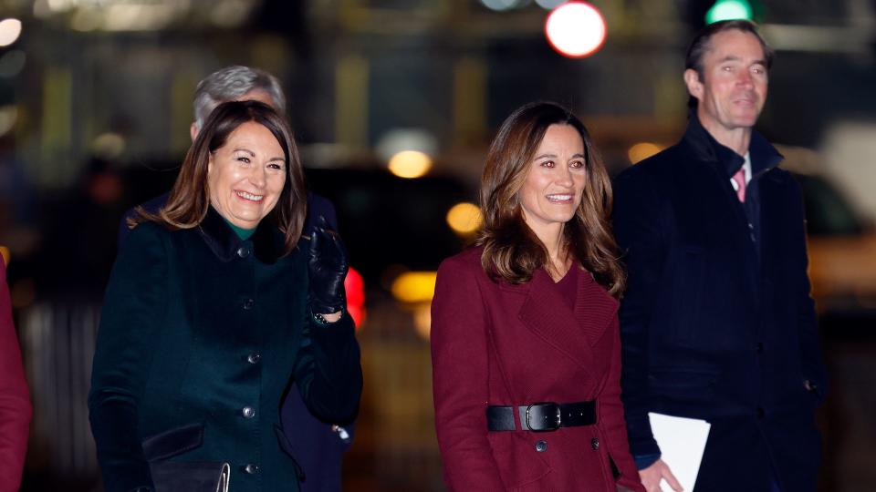 Carole, Michael and Pippa Middleton attend Kate Middleton's Christmas carol concert 2022