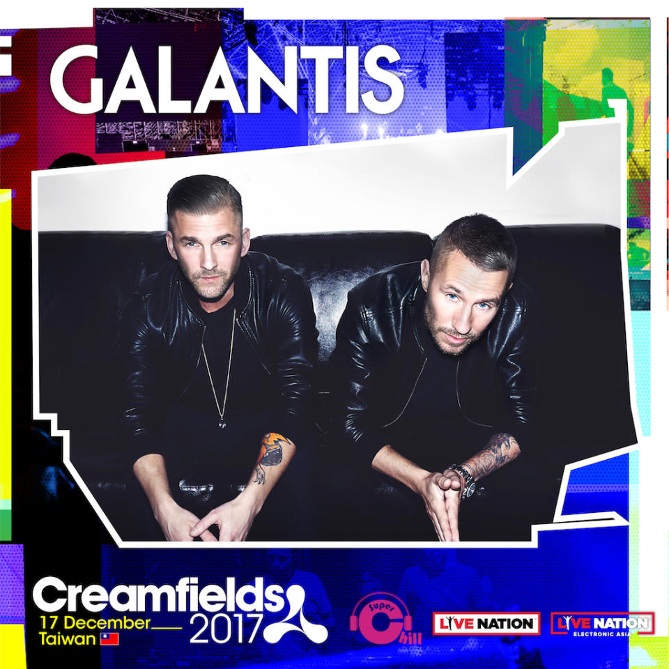 「Creamfields」「億」級豪華DJ陣容「Galantis」。 圖／Super Chill Events