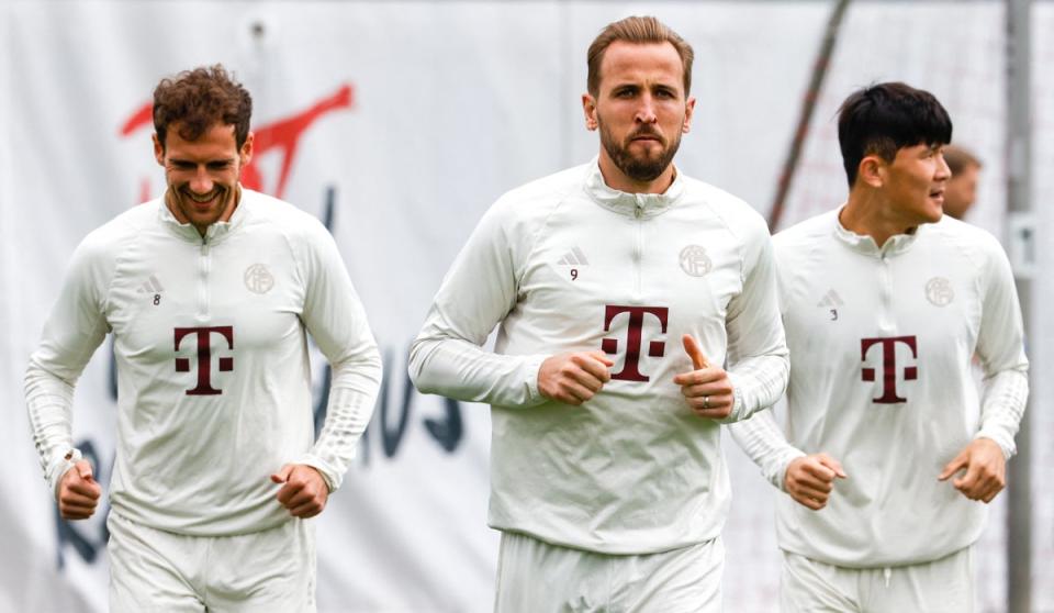Harry Kane and Bayern Munich are preparing for the biggest game of their season. (AFP via Getty Images)