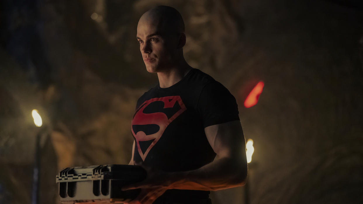  Joshua Orpin as bald Superboy in Titans Season 4 