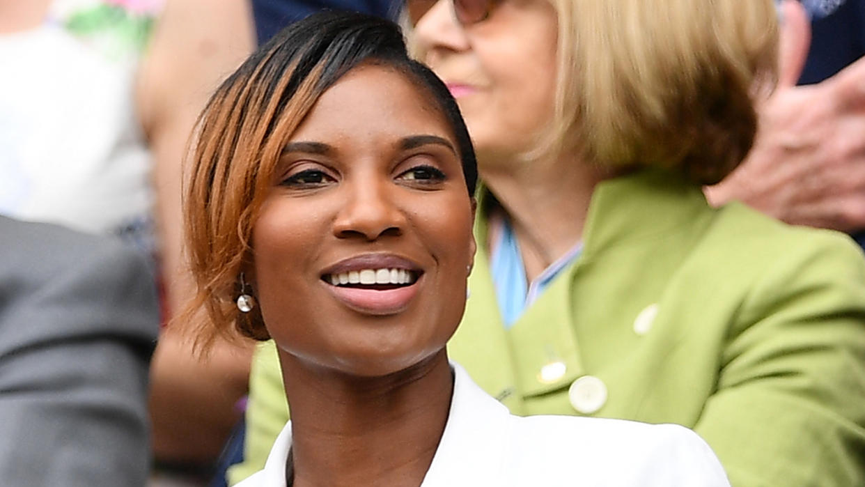 Olympic gold medallist Denise Lewis said she mistook pregnancy symptoms for those of the perimenopause! (Image: Getty Images)