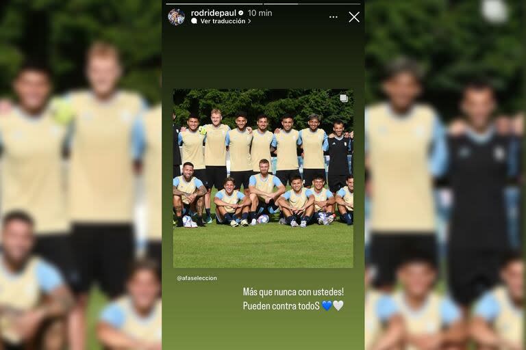 El descargo de Rodrigo De Paul en Instagram luego de que le anulasen el gol del empate a la Argentina en su debut de los Juegos Olímpicos de París