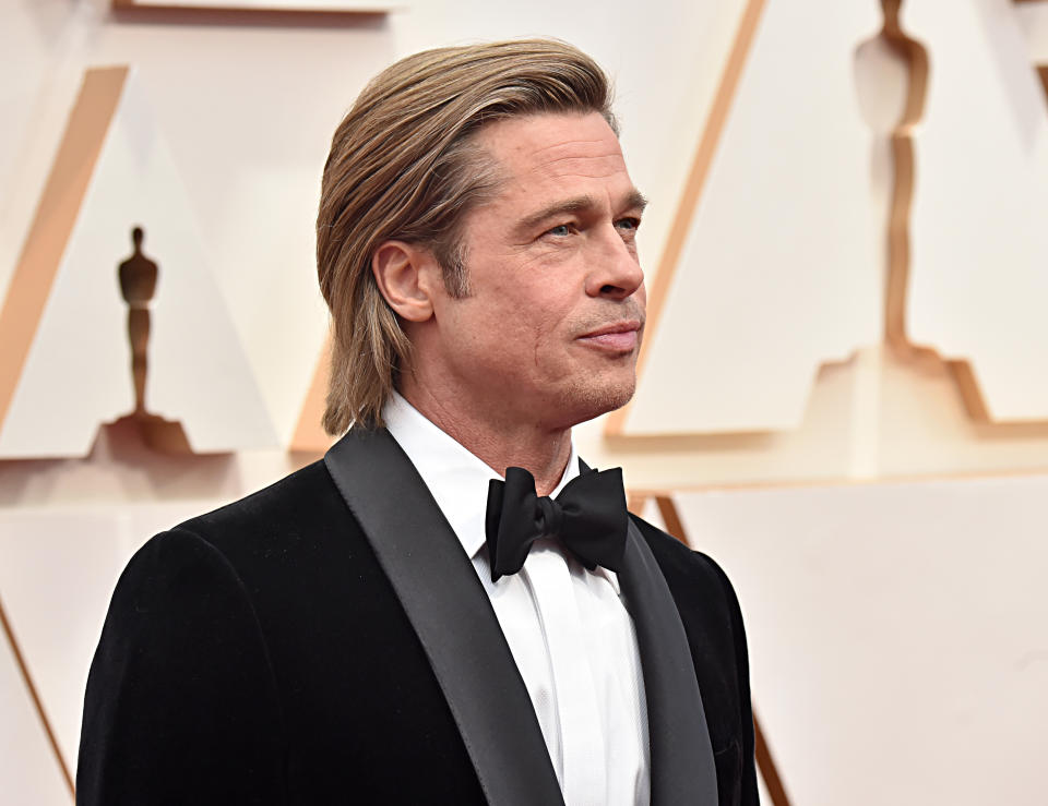 HOLLYWOOD, CALIFORNIA - FEBRUARY 09: Brad Pitt attends the 92nd Annual Academy Awards at Hollywood and Highland on February 09, 2020 in Hollywood, California. (Photo by Jeff Kravitz/FilmMagic)