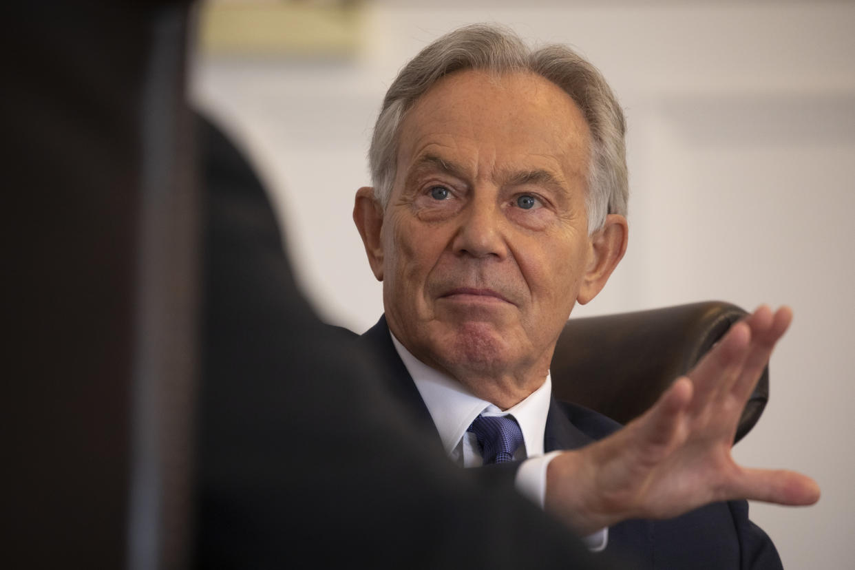 Former prime minister Tony Blair had a lot to say about the Labour Party under Starmer. (Getty Images)