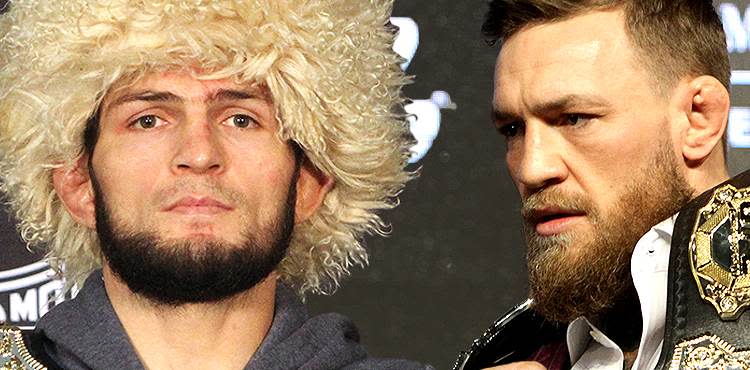 Khabib Nurmagomedov and Conor McGregor UFC 229