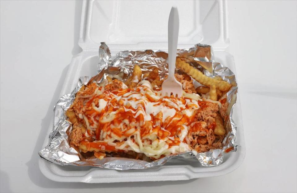 Buffalo chicken fries from Kyle’s Kitchen Food Truck.