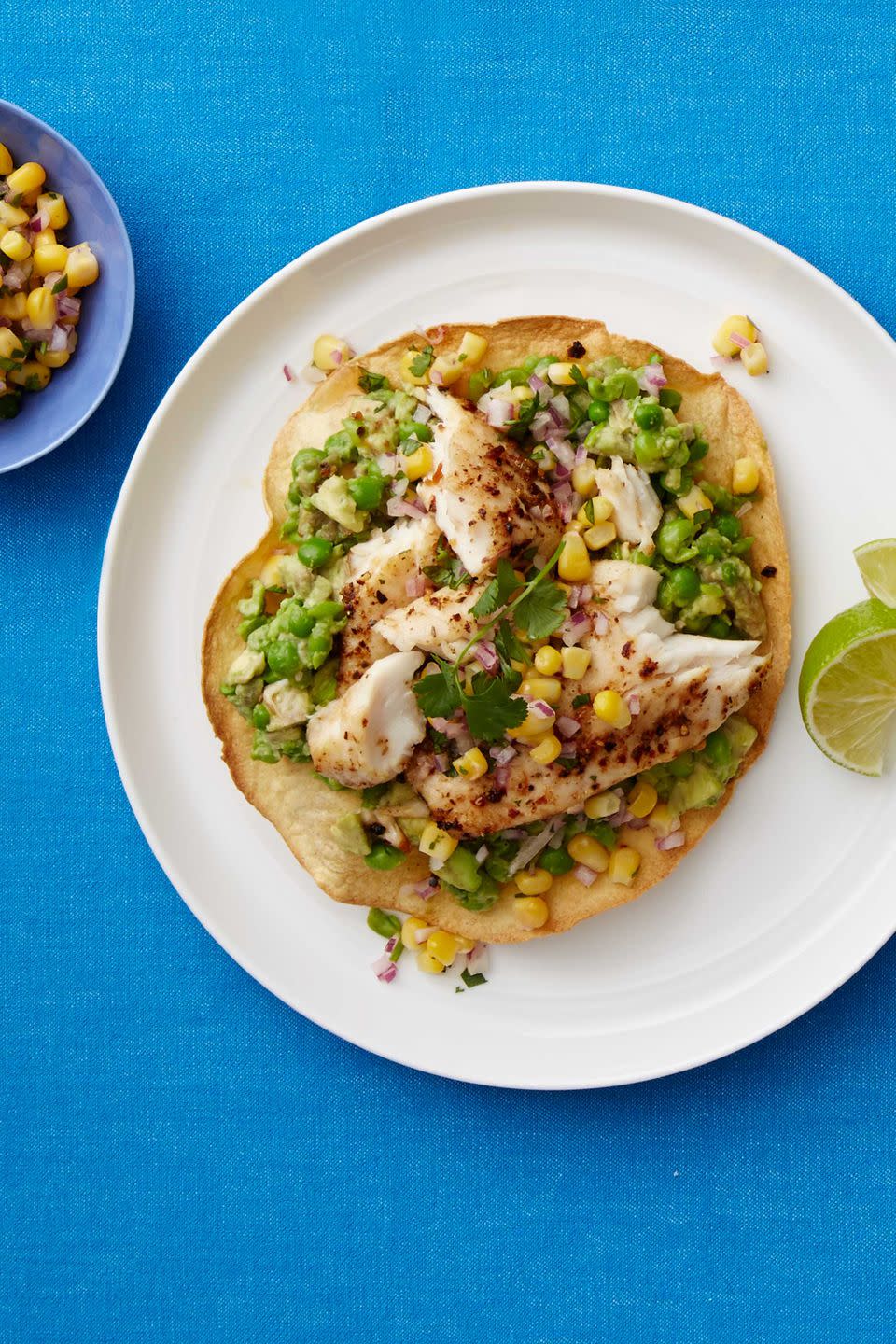 Blackened Fish and Avocado Tostadas