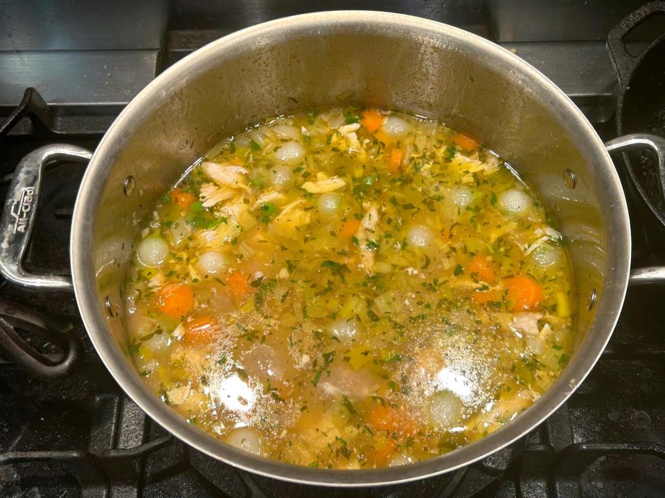 Ina Garten's chicken pot pie soup