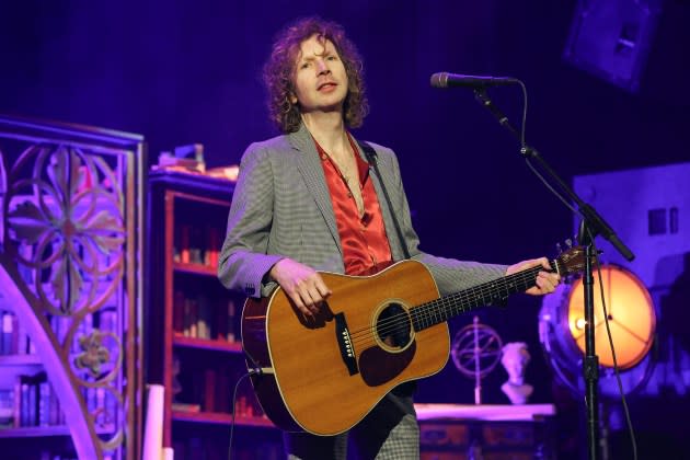 Beck performs onstage during The Art of Elysium's 25th Anniversary HEAVEN Gala at The Wiltern on January 06, 2024 in Los Angeles, California - Credit: Phillip Faraone/Getty Images