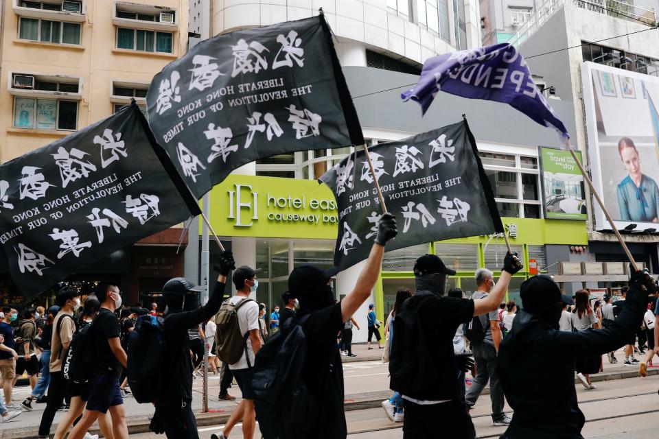 protesters hong kong independence flag .JPG