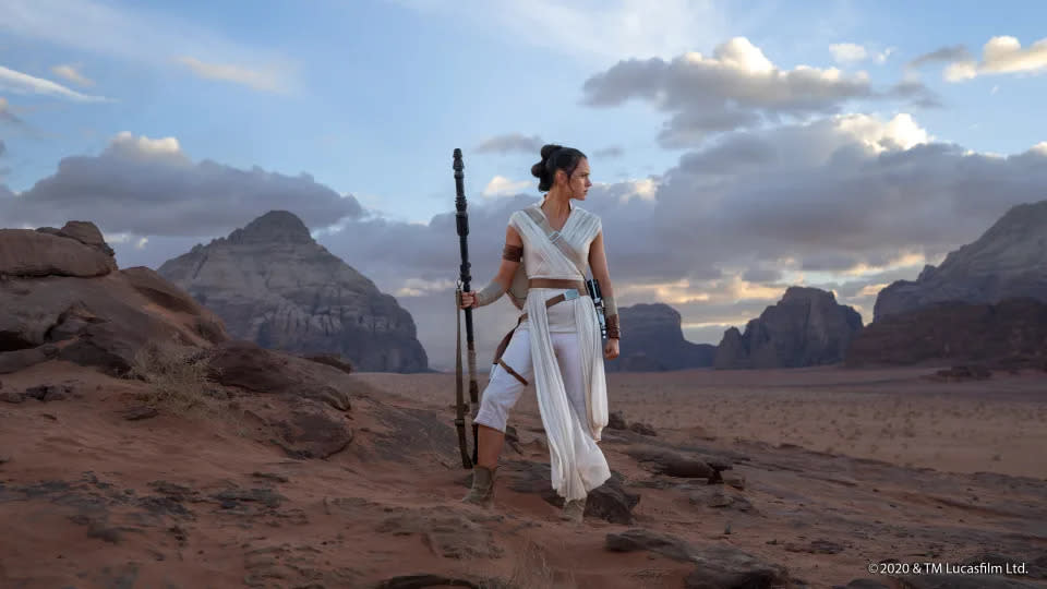 Daisy Ridley als Rey in Star Wars: Der Aufstieg Skywalkers. (Lucasfilm/Disney)