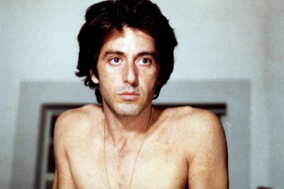 <p>Fresh-faced Al Pacino is one of the most successful actors in Hollywood and is best known for his role in hit movie The Godfather.</p>