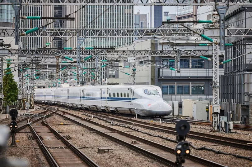 The teams are banned from using the Shinkansen bullet trains