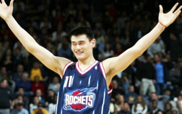 Yao Ming, president of the Chinese Basketball Association, played for the Houston Rockets from 2002 to 2011 - making the team one of the most popular in China