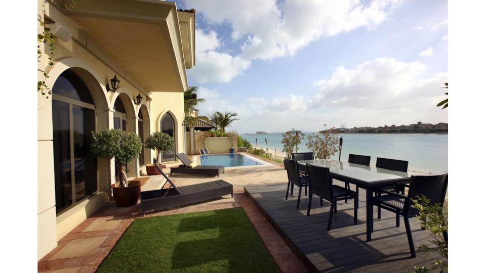 A private villa on The Palm Jumeirah