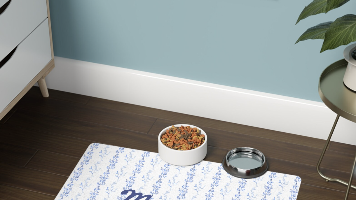 pet feeding mat