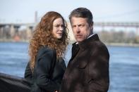 En esta imagen difundida por HBO, Nicole Kidman y Hugh Grant en una escena de "The Undoing", que se estrena el domingo en HBO. (HBO vía AP)