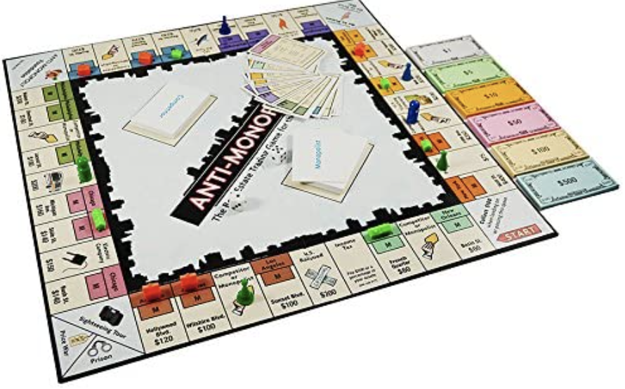 Anti-Monopoly Game. PHOTO: Amazon