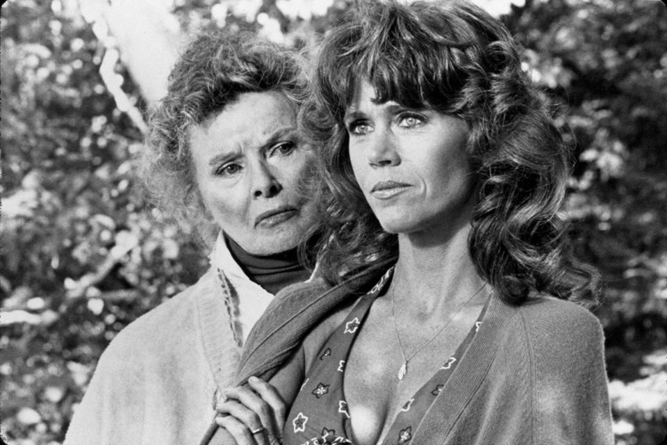 Katharine Hepburn and Jane Fonda GTV Archive On Golden Pond