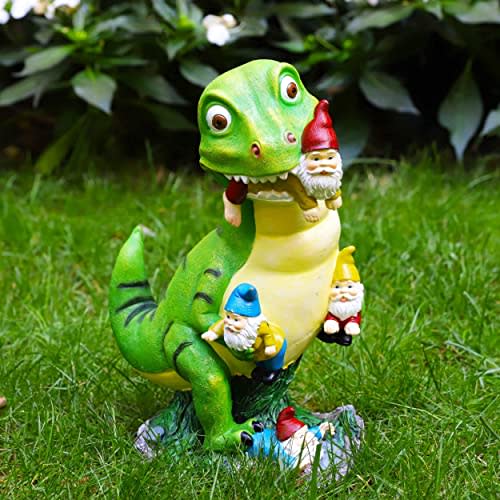 Garden Gnomes Galore Dinosaur Gnome