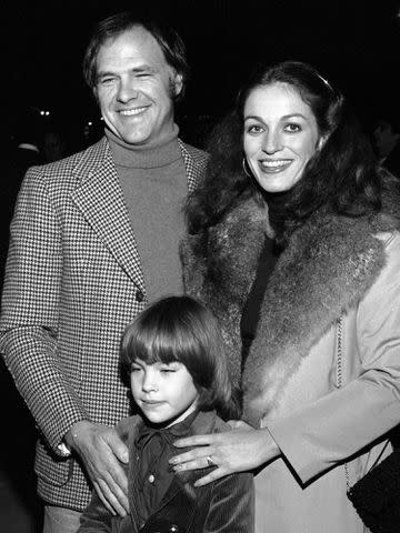 <p>Ralph Dominguez/MediaPunch/Getty</p> Robert Pine and wife Gwynne Circa 1980's