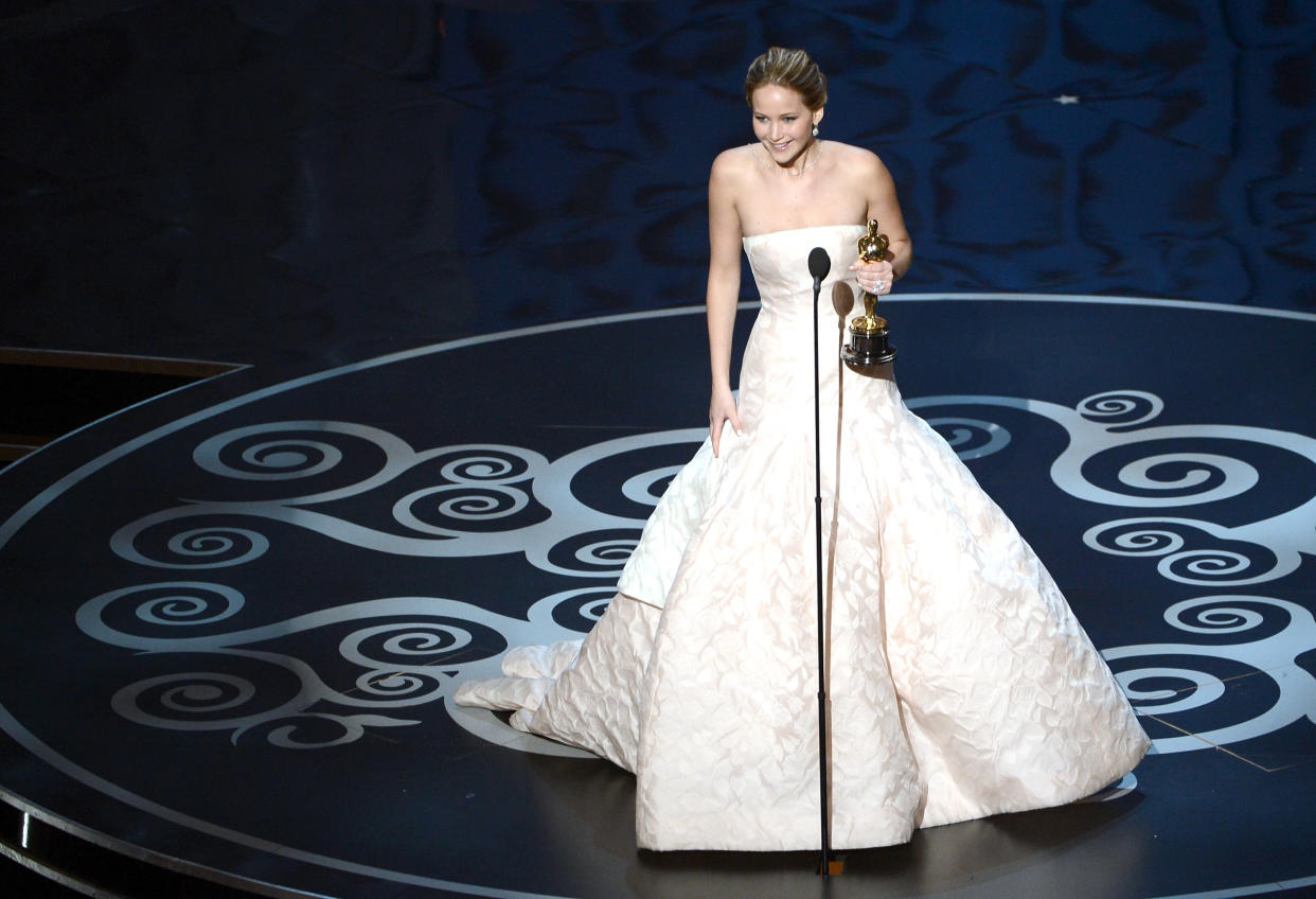 Jennifer Lawrence Oscars 2013 (Kevin Winter / Getty Images)