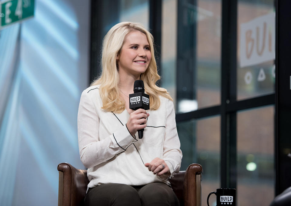 Elizabeth Smart discusses “Elizabeth Smart: Autobiography” at Build Studio on Nov. 10, 2017 in New York. (Photo by Noam Galai/WireImage)