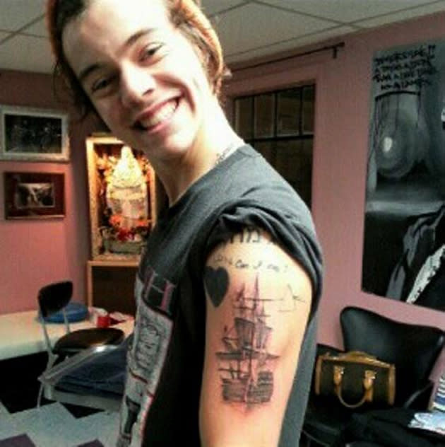 Harry Styles Shares the Story Behind His Green Bay Packers Tattoo