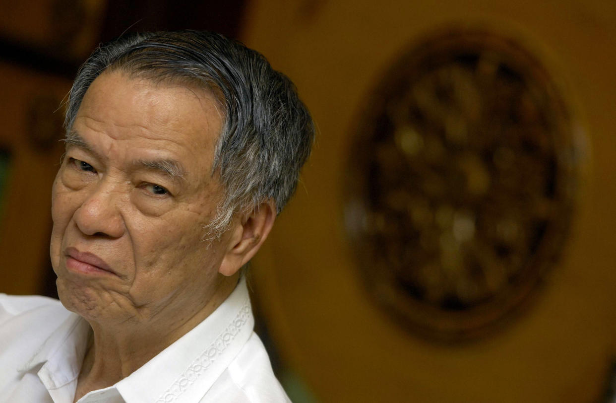 FILE PHOTO: Filipino tycoon Lucio Tan on July 31, 2009. (Photo: NAT GARCIA/AFP via Getty Images)