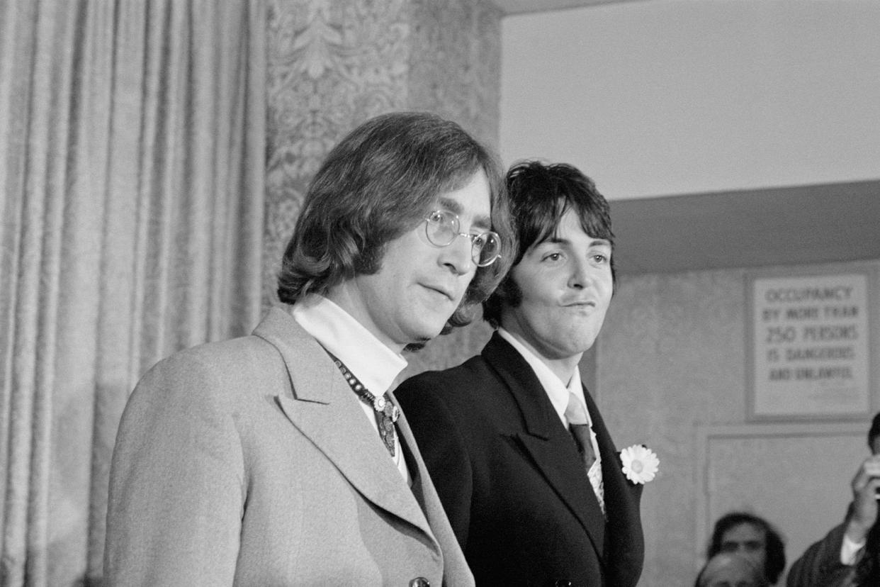 John Lennon; Paul McCartney Getty Images/Bettmann Contributor