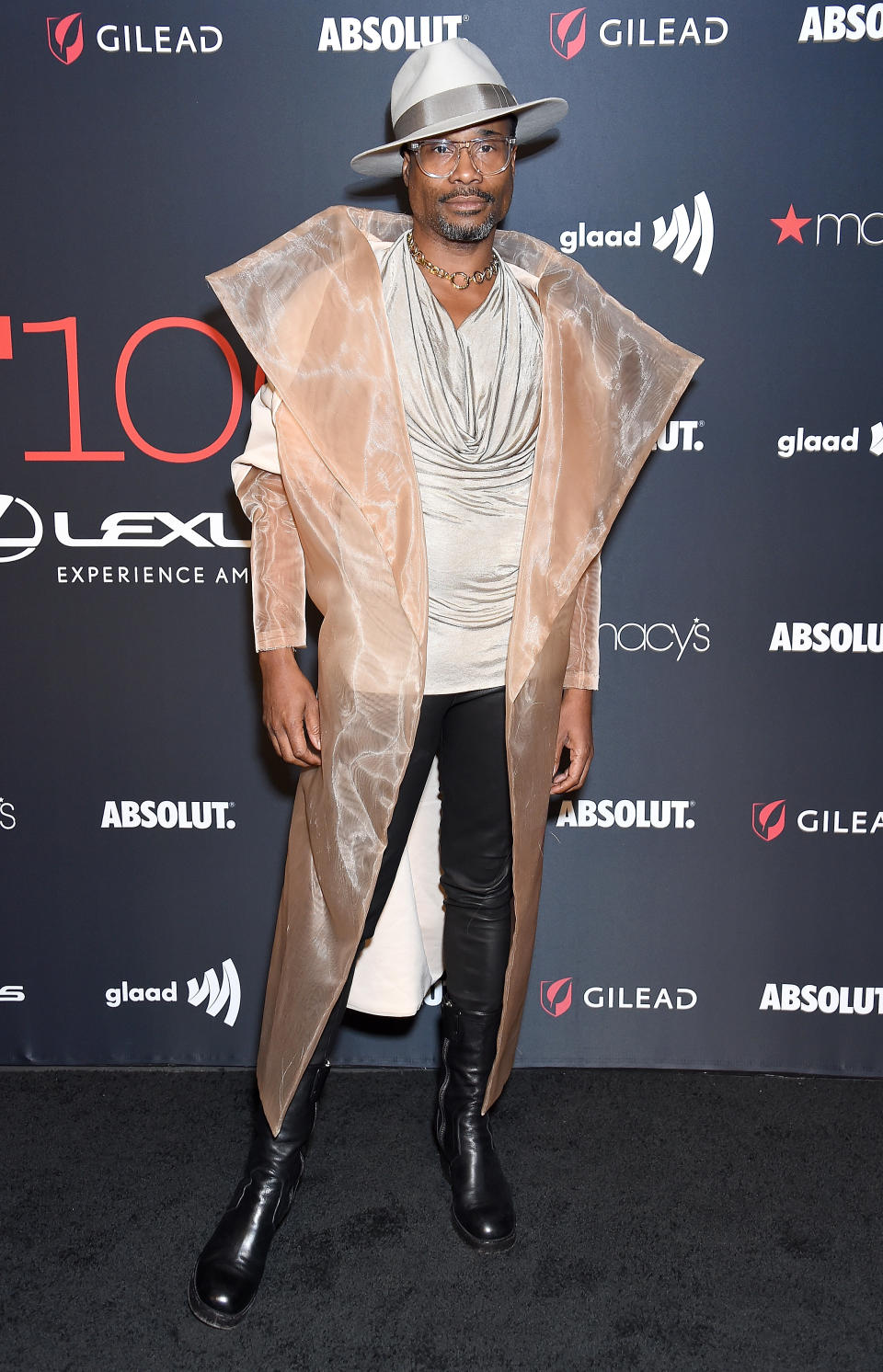 Billy Porter atOut Magazine's OUT100 Awards in California in November 2018