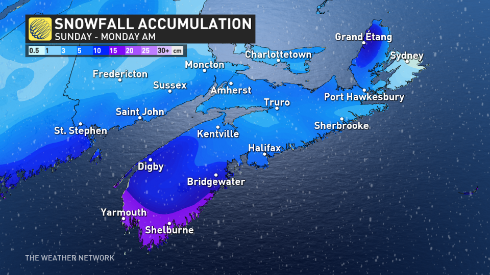 Maritimes Snow Outlook