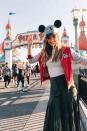 <p>The model and Victoria's Secret Angel posed on Disneyland's Main Street in her ears for a <em>Vogue</em> photoshoot in honor of the "World's Biggest Mouse Party." The event celebrates <a href="https://people.com/food/mickey-mouse-ice-cream-bars-stores-90th-birthday-disney-world/" rel="nofollow noopener" target="_blank" data-ylk="slk:Mickey and Minnie's 90th Anniversary;elm:context_link;itc:0;sec:content-canvas" class="link ">Mickey and Minnie's 90th Anniversary</a>.</p>