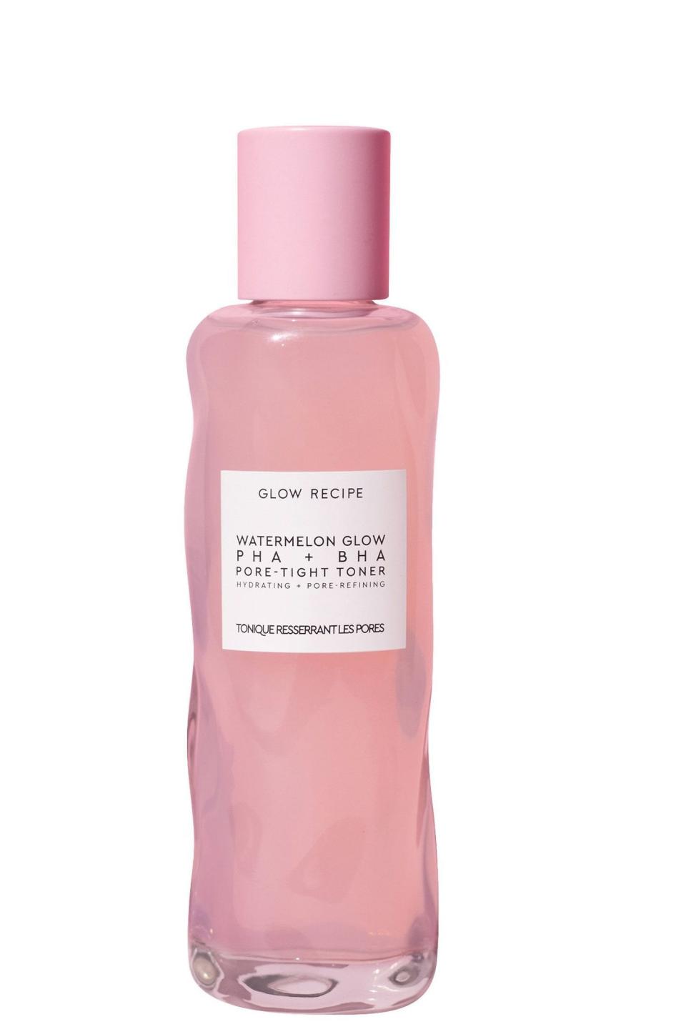 9) Watermelon Glow PHA +BHA Pore-Tight Toner