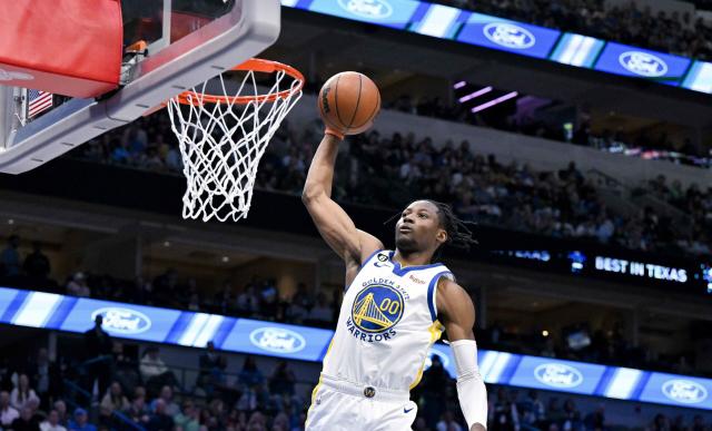 Warriors' Jonathan Kuminga shows off his bounce with Real Madrid CF