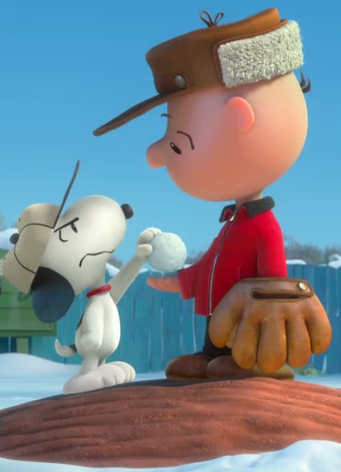 Peanuts Charlie Brown And Snoopy Playing Baseball Washington