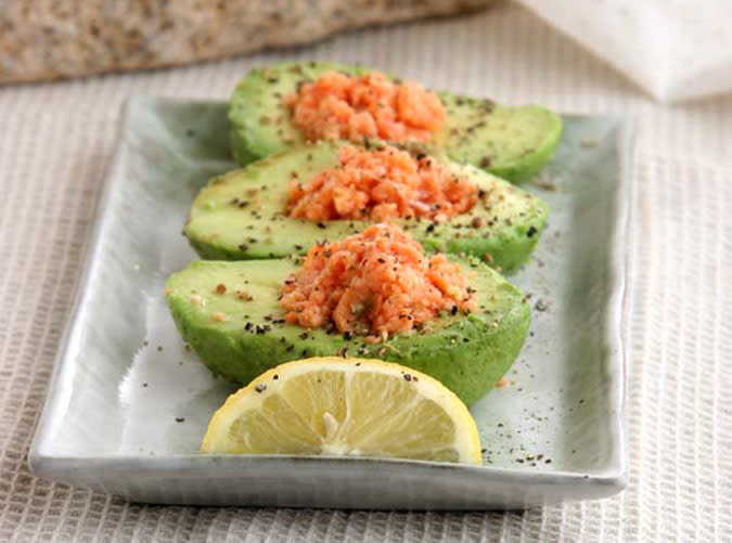 Salmon and Avocado Boats