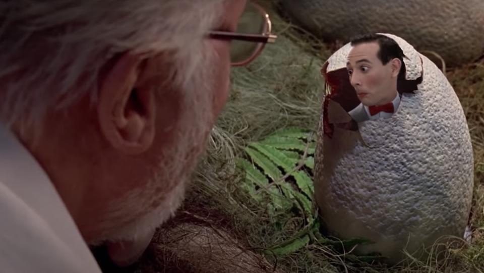 JURASSIC PARK, But Pee-Wee Herman is All of the Dinosaurs_1