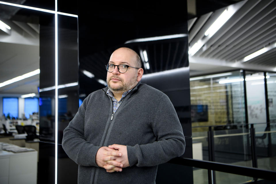 Jason Rezaian, former Tehran bureau chief for the Washington Post, in 2019.  (Brendan Smialowski / AFP via Getty Images file)