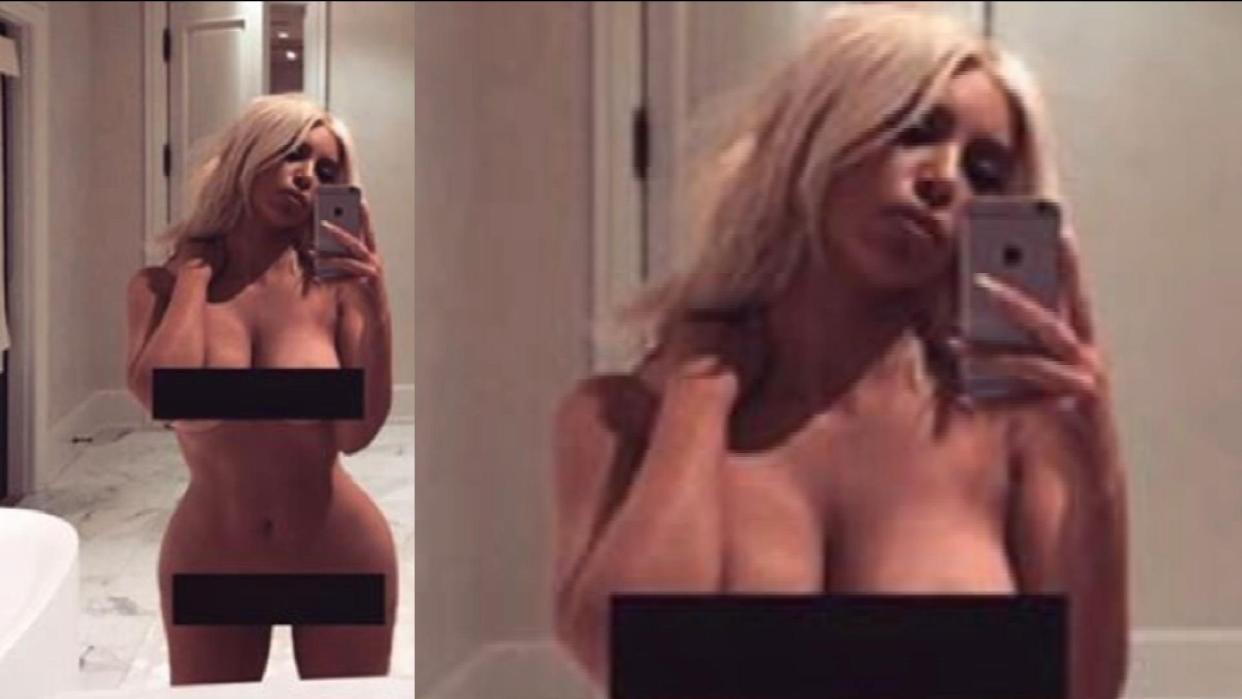 Kim Kardashian's Nude Selfie Sparks Controversy