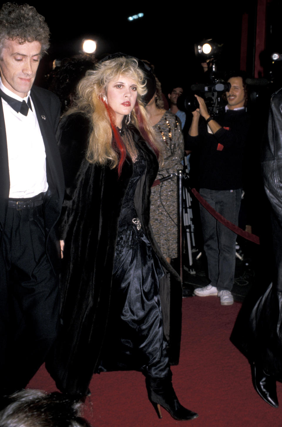 Nicks at the Los Angeles premiere of "U2: Rattle and Hum" at Mann's Chinese Theater in Hollywood in November 1988.