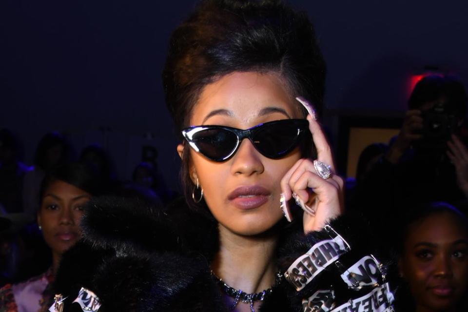 Jeremy Scott NYFW fall 2018 cardi b